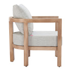 Zuo Leto ArmChair - Grey-3 year limited warranty