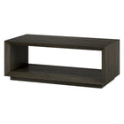 Hudson&Canal Evie 48"W Rectangular Coffee Table - Alder Brown-Tabletop features a weight capacity of 75 lbs