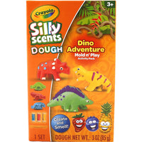 Crayola Silly Scent Dough Small Playset - Dinosaurs-Dough