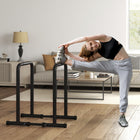 Soozier Push Up Bars-Six width levels between 50-62cm adjust for user comfort