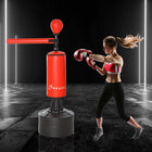 Soozier Freestanding Boxing Punch Bag Stand with 360° Rotating Flexible Arm - Speed Ball - Waterable & Sandable Base-The base can be filled with sand and water to improve the stability 