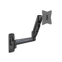 ShoppingAll Pneumatic Gas Spring Single Monitor Wall Mount - Black-Hold one 15"-32" monitor or TV, that weighs 17.6lb/8kg or less