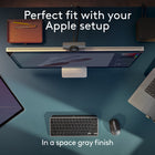 Logitech MX Anywhere 3S Compact Wireless Bluetooth Mouse for Mac - 8K DPI Any-Surface Tracking - Quiet Clicks - USB C - Space Grey-9