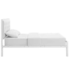 Modway Mia Vinyl Twin Bed - White -9
