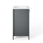 Modway Nantucket 24" Bathroom Vanity - Grey/White-Assembly Required