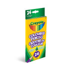 Crayola Coloured Pencils, 24 Count-Soft cores won't break easily, and presharpened tips are ready for use right out of the box