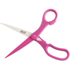 JAM Paper Heavy Duty Multi-Purpose Precision Scissors - 8" - Pink-Size: 8 inches (204 cm) overall length | Great for all home, desktop, office and arts & crafts uses