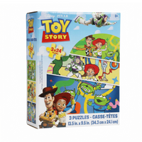 Danawares Disney Toy Story 3 Puzzle Set - 24 Pieces-Includes 3 colourful puzzles: Each puzzle features Toy Story characters kids love