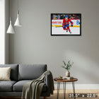 Cole Caufield Montreal Canadiens - Framed Canvas - 31" x 22"-Ready to hang - arrives fully assembled