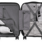 Bugatti Mecca Collection 21.50" Hardside Carry-on Luggage - Lilac-Telescopic trolley handle with multi-stage locking heights