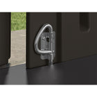 Suncast Everett Storage Shed - 6' x 5' - Dark Taupe-Reinforced resin floor withstands heavier loads.