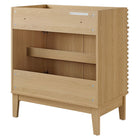 Modway Render 30" Bathroom Vanity Cabinet - Oak-Fixtures Not Included
