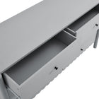 Modway Emmeline Scalloped 6-Drawer Dresser - Light Grey-9