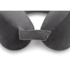 Bugatti Ergonomic Neck Pillow - Grey-Adjustable Velcro strap for a customized fit