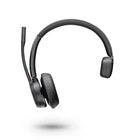 HP Poly Voyager 4310 USB-A Headset with BT700 dongle - Microsoft Teams Certified-Walk-and-talk with ease with up to 50 meters / 164 feet of Bluetooth wireless range with included BT700 USB adapter