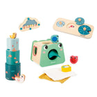 Janod Toy Box 4-Piece Set for 12 Months-Developed with help from a child development expert.