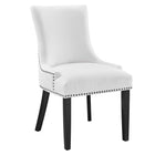 Modway Marquis Fabric Dining Chair - White-Elegant Modern Dining Side Chair