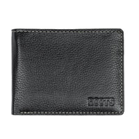 Roots Men's Slim Fold Wallet with Removable ID - Black-10 credit card slots