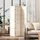 HOMCOM 3 Panel Freestanding Room Divider - Natural Wood-Great for creating personal spaces or dividing up large rooms
