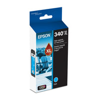 Epson 340 Claria Photo HD Ink Cartridge - High Capacity - Cyan -Epson printing system is specifically designed to be used with Epson Genuine Cartridges. Use of non-genuine ink could cause damage not covered under the printer’s limited warranty.