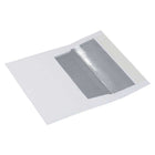 JAM Paper A7 Foil Lined Invitation Envelopes - 5.25" x 7.25" - White with Silver Foil - 50 Pack-Quantity: 50/pack, Mail to impress