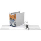 Davis Group QuickFit D-Ring View Binder - 5" - White-11.5"H x 12"W (For Letter Size)