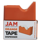 JAM Paper Modern Tape Dispenser, Orange-Dimensions: 4.5 x 2.5