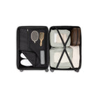 Bugatti Monaco 26.5" Hardside Medium Check-in Luggage - Vegan Leather Trim -  Fig-6 top front metallic corner protectors