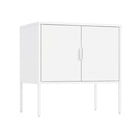 Manhattan Comfort Ava 23.6" Modern Accent Cabinet - White-Crafted with High Quality Steel to Ensure Long Lasting Use