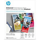 HP Enhanced Business Trifold Laser Glossy Paper - 40 lb. - 8.5" x 11" - 150/Pack (Q6612A)-For use in laser printers