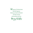 Mill Brook Studio Christmas Greeting Cards/Envelopes - 5-3/8" x 7-3/4" - Warm Wishes - 18 Pack-Printed on premium uncoated paper