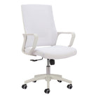 Zuo Jett Low Back Office Chair - White-Recline function