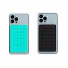 Blu Element PhoneSquid Grip - Black & Aqua Blue-Universal Compatibility: Works with all smartphones