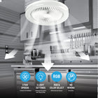 Bell + Howell 10.1" Socket Air Light RGB Ceiling Fan with Remote Control-7