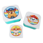 Danawares Nickelodeon Paw Patrol 3-Piece Square Lunch Box Set-3 different size containers to hold your sandwich and sides