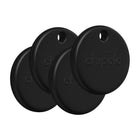 Chipolo POP Tracker - Black - 4 Pack-Colourful: Bring a POP of colour to your life and locate your items by seeing them easily