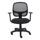 Brassex Kelvis Office Chair - Black-Mesh fabric