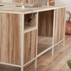 Sauder Nova Loft L-Desk - Kiln Acacia-9