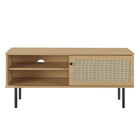 Modway Cambria 47" TV Stand - Oak-Non-Marking Foot Caps