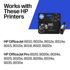 HP 910 Black Original Ink Cartridge-Standard yield