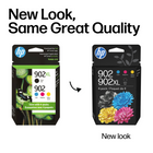 HP 902XL Black High Yield & 902 Cyan, Magenta and Yellow Original Ink Cartridges, 4 Pack (T0A39AN)-HP OfficeJet Pro 6968 All-in-One Printer T0F28A ; HP OfficeJet Pro 6970 All-in-One Printer T0F33A ; HP OfficeJet Pro 6978 All-in-One Printer T0F29A