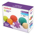 Miniland Sensory Balls - Set of 6-Made of natural rubber - eco friendly