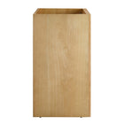 Modway Appia 24" Bathroom Vanity Cabinet - Oak-Non-Marking Foot Pads