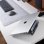 BlueDiamond 5 in 1 USB-C Docking Station Output and Laptop Stand-Overall Dimensions: 8" L x 10" W x 4.5" H