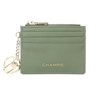 Champs Iconic Keychain Cardholder - Green-RFID Blocking Card Holder