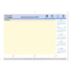 AT-A-GLANCE 2027 QuickNotes Monthly Wall/Desk Calendar - 8" H x 11" W - Bilingual-QuickNotes section on top portion for extra notes, long-range planning and to dos