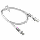 Statik PowerPivot Pro Nylon Braided Charge/Sync Cable USB-C to USB-C - 6.6 ft - White-Fray-Proof Design. The reinforced military-grade nylon braided cable provides enhanced durability – so you can love your cable even longer. The longer rubber cable transition helps prevent fraying at the ends of your cable