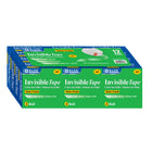BAZIC Products Tape Refill - Invisible Tape - 3/4" x 1000" - 2 Packs of 12 Rolls-Invisible tape with matte finish for general purpose use
