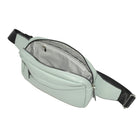 Nicci Waist Bag with Web Strap - Seafoam Green-Adjustable Waist Strap 18"-27.75"