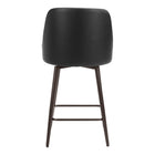 Zuo Keppel Swivel Counter Stool - Black/Bronze-3 year limited warranty